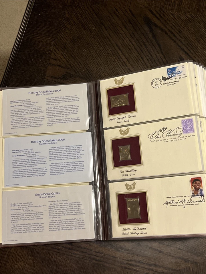 Golden Replica Of US Stamps- 22kt Gold - 38 From 2005/06 - Image 3 of 4