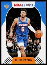 Elfrid Payton, 2020-21 Hoops, #139, New York Knicks,