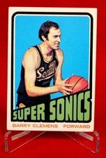 Barry Clemens Topps NBA Basketball Card 1972-73 #57 EX