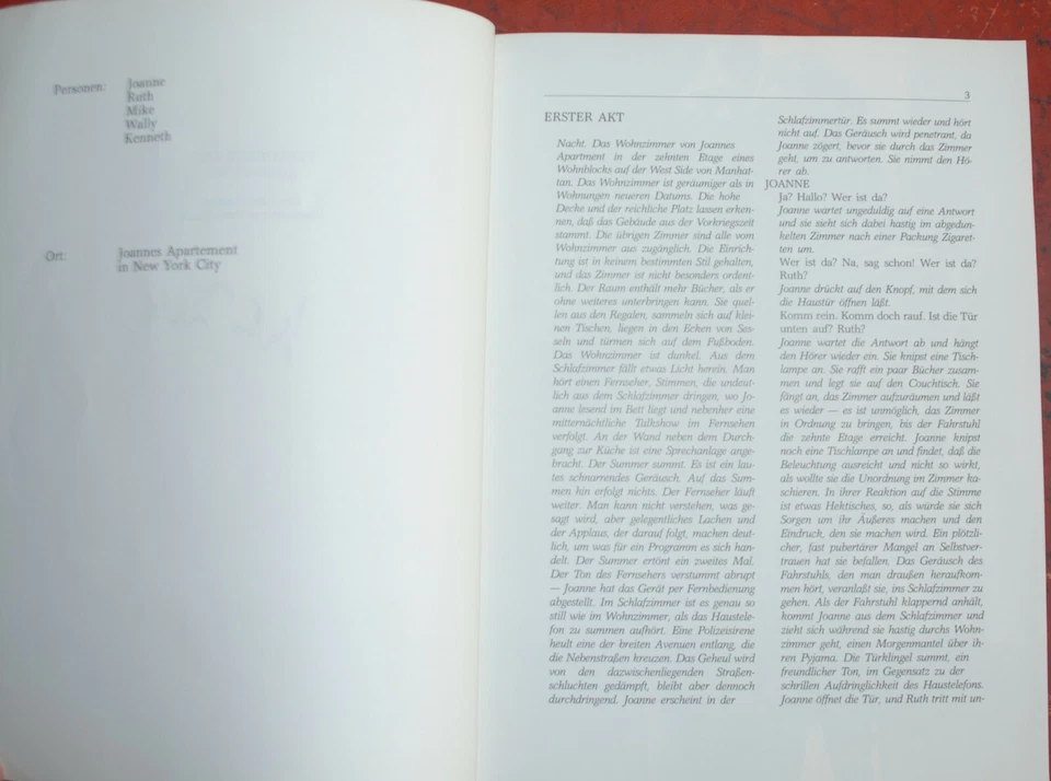 Programmheft Deutsches Schauspielhaus signiert von Peter Zadek 1984 - Bild 4 von 4