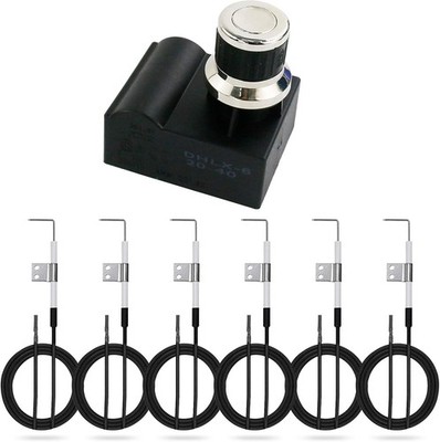Universal 6 Outlet Push Button Ignitor Kit for Nexgrill and Most Grill Models