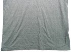 Gray VTG men’s short-sleeve shirt with single stitch, small pocket, and visible collar stitching on back.