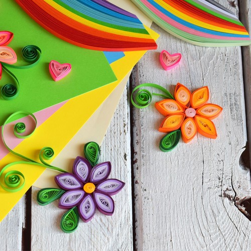720pcs Quilling Strips Paper 5mm 21" Origami Paper for Art DIY White - Picture 5 of 7