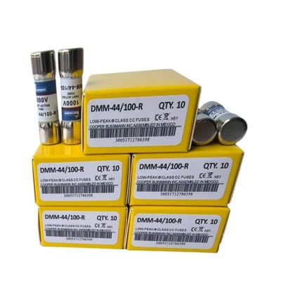 10 Stück/Karton Bussmann DMM-44/100 Schnellsicherung DMM44/100 1000V 440mA - Bild 1 von 4