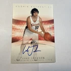 2004/05 SP Authentic Luke Jackson #/1499 #178 RC AUTO autograph Ducks Rookie