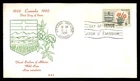 Mayfairstamps Canada FDC 1966 Alberta Coat of Arms and Flower First Day Cover aa