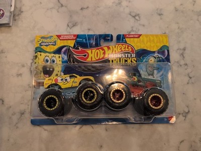 Hot Wheels 2026 Monster Trucks Spongebob Squarepants vs Plankton