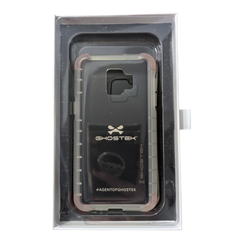 J1. Funda Ghostek Convert 3 para Samsung J2 Core - Parachoques Esquinero Transparente/Rojo Foto 2 de 2