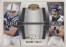 2008 Donruss Gridiron Gear Player Timeline /500 Brandon Stokley #PT-11