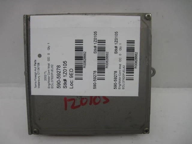 ORDENADOR ECU ECM ACURA TL 2002 2003 3.2 V6 CALI 37820PJEL62 828682 Foto 3 de 4
