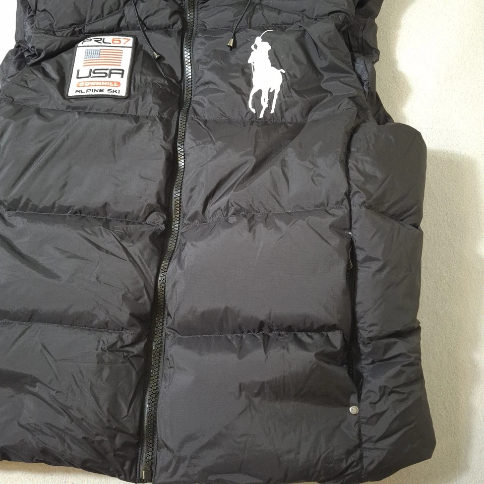 Polo Ralph Lauren PRL67 США вниз Hill Alpine с капюшоном лыж жилет куртка очень большой - Изображение 3 из 4