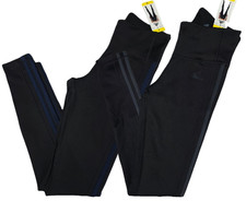 Adidas Womens 3 Stripes Navy Gray Black Legging S, M, XL NEW