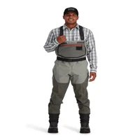 NWT Simms Freestone Stockingfoot Chest Waders XXL 12-13 Smoke Fishing NEW