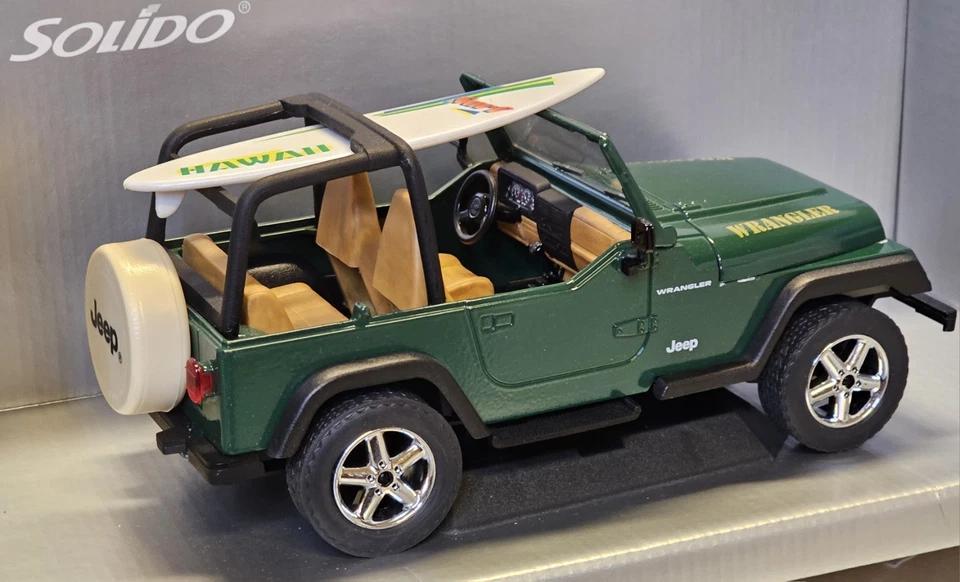 Jeep Wrangler California Surf Solido Club # 9010 1/18 1:18 Scale Diecast - Image 3 of 4