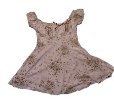 Windsor Size Medium Pink Floral Dress On Or Off Shoulder