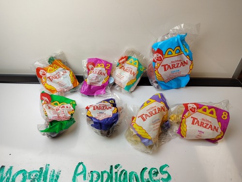 Disney's Tarzan "Complete Set Of 8" McDonald's 1999 New Happy Meal Toy Vintage - Picture 2 of 12