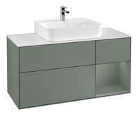 Villeroy & Boch Finion Waschbeckenunterschrank FüR Becken Mittig Regal Rechts...