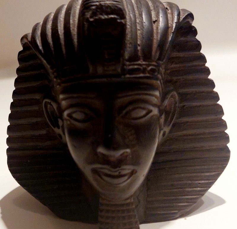 Heavy Museum Replica of Egyptian Pharoh King Tutankhamen Bust Sculpture 5.75" 2#