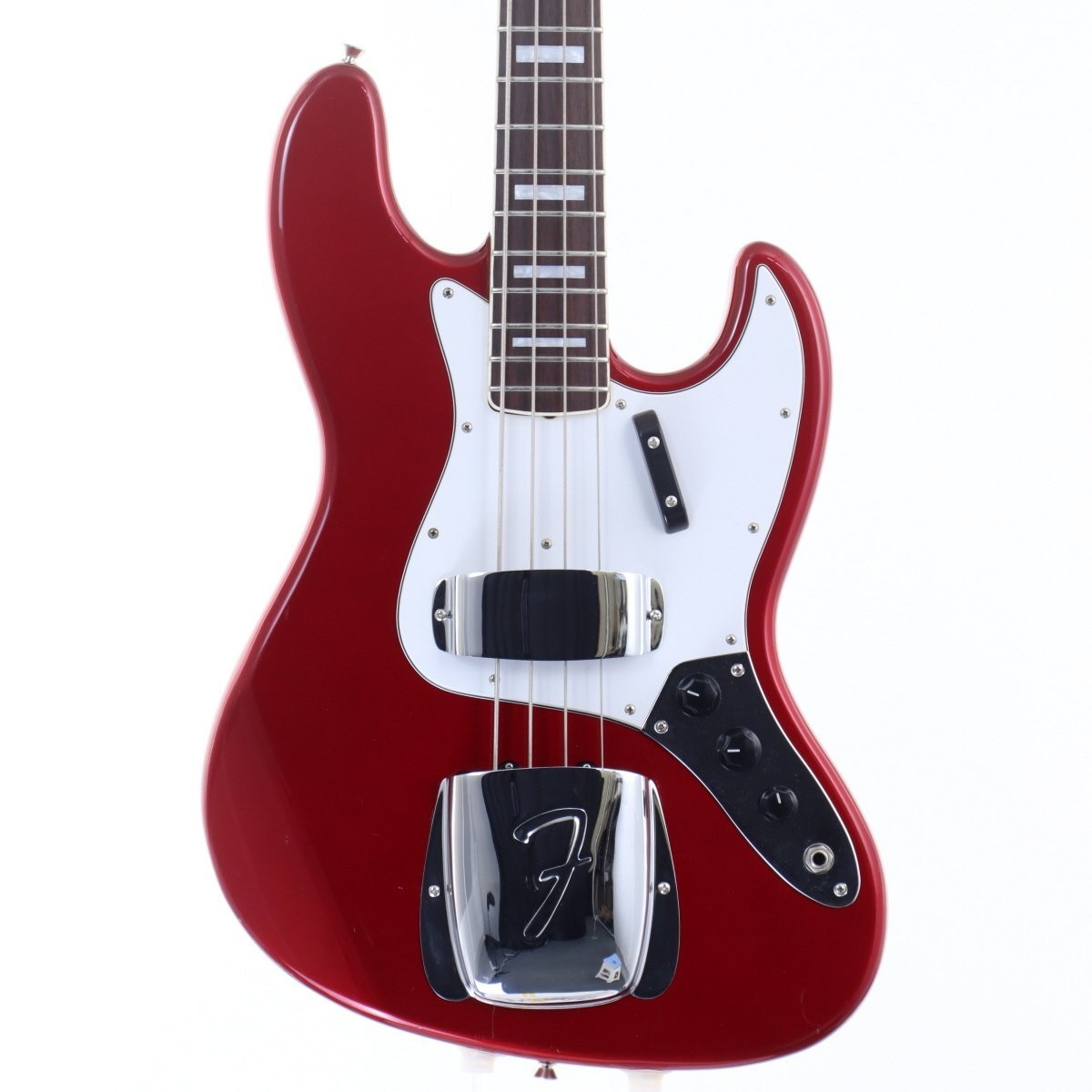 ベース Fender Japan JB75-90US Fiesta Red Electric Bass Guitar