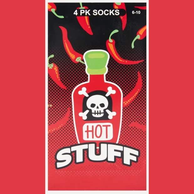 Socks Unisex Novelty 4 Pack Cotton Blend Fun Print Casual Crew Sock Gift Set