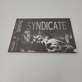 Syndicate (Atari Jaguar, 1995) CIB Complete With Manual & Box