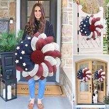 Summer Patriotic Independence Day Wreath Memorial Day Wreaths For Front Door