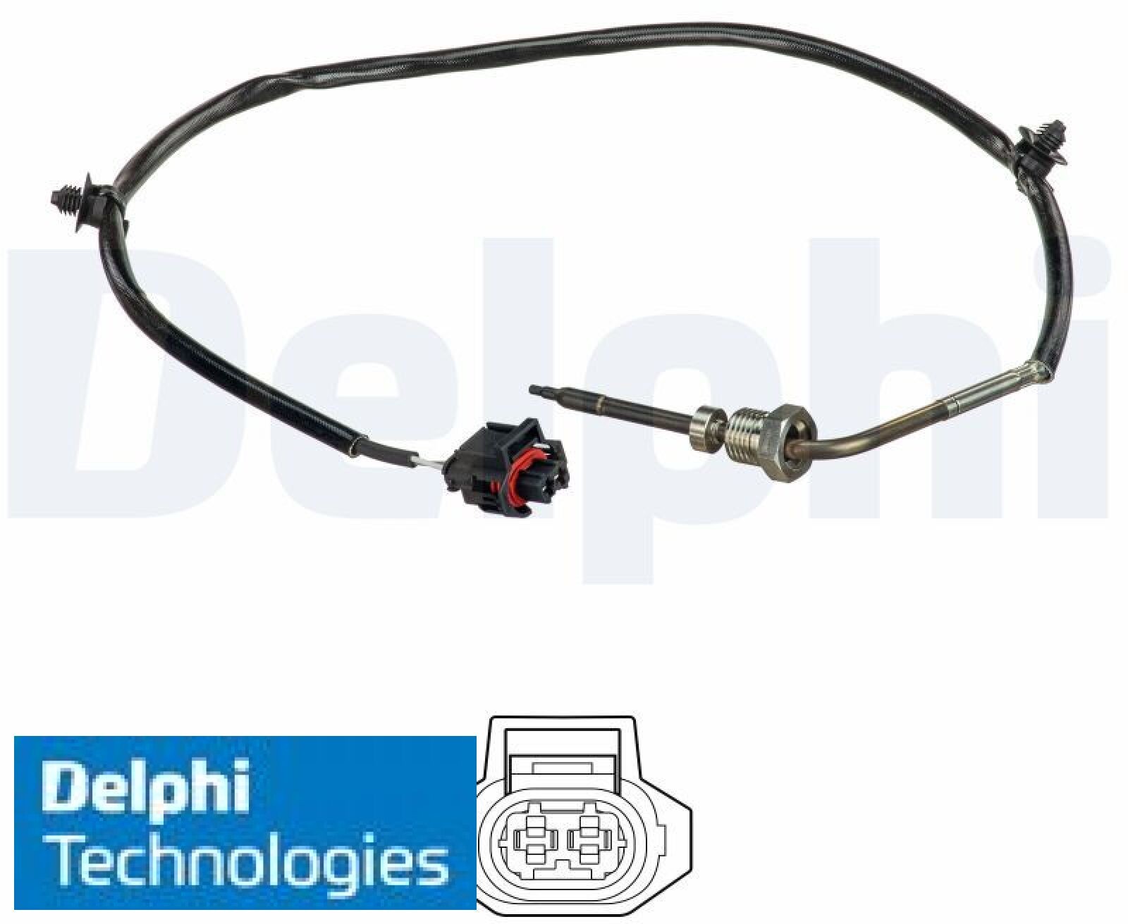 Delphi TS30226 Sensor für Abgastemperatur Sensor Abgastemperatur für Opel