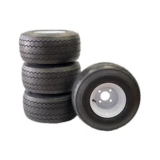 Golf Cart Tire & Wheel Combo, 4 Pack, 8"x8.5,8, Easy Installation