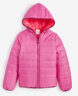 NWT XS  Epic Threads Girls Reversible Solid Puffer Jackets