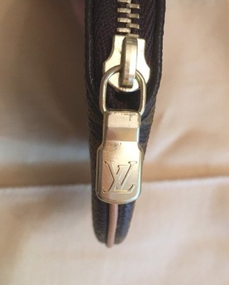 Authentic Louis Vuitton Monogram Round Coin Purse in Excellent