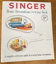 Singer Home Decorations Sewing Book 1961 Mid Century Modern Design 1960's Binder