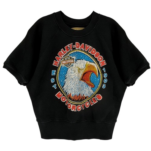 MADEWORN Harley Davidson 1903 Short Sleeve Sweatshirt S
