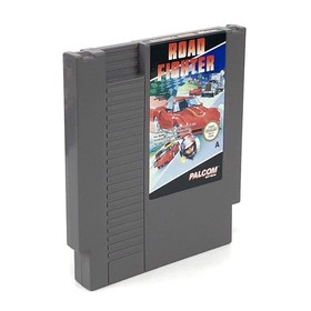 [] European version Famicom NES Road Fighter / Road Fighter with box theory,