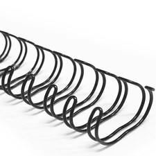 TOTiyea 50 Pack Double Loop Wire Binding Spines,1 Inch Diameter,2:1 Pitch,21-...