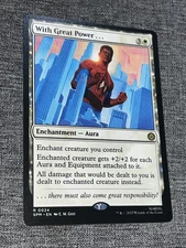 With Great Power... - SPM 0024 - NM/M- MTG Magic Non Foil