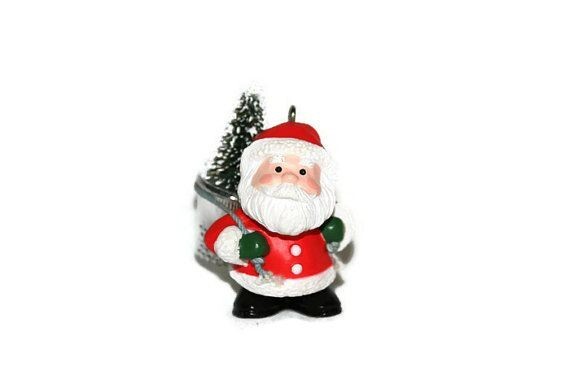 Hallmark Keepsake  Ornament Thimble Santa 1985   