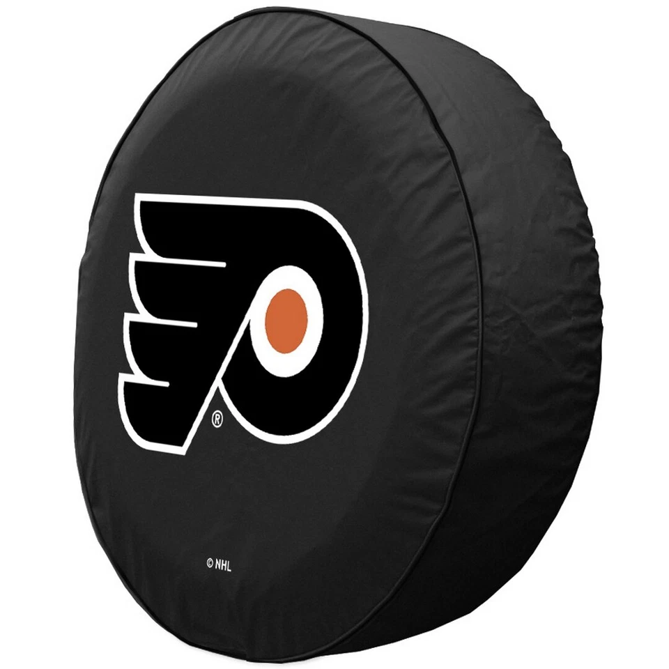 Philadelphia Flyers NHL Tire Cover on Black Vinyl - Image 2 of 3