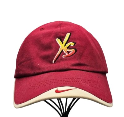 Vintage NIKE Golf X's Tiger Woods Strapback Hat Red Unisex One Size Fits  All
