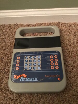 Vintage 1980 Texas Instruments Speak & Math Electronic Learning Toy Works