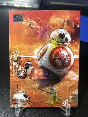 2024 Topps Chrome Star Wars Galaxy #16 Adventures Of BB-8  Refractor