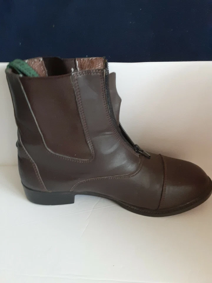 One zipper up  front brown Millstone left Boot size 6.5 one inch heel - Image 3 of 4