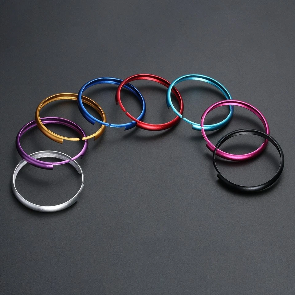 Aluminum-Alloy Key Fob Ring Trim Chain  For BMW Mini Cooper Clubman Countryman - Image 2 of 4