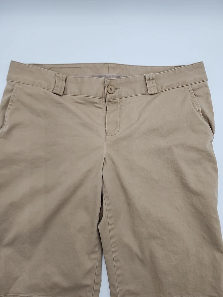 Shorts Lacoste Feminino Bronzeado Golfe Casual Feminino • Calça Tamanho 42 - Imagem 4 de 4