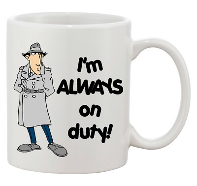 Youth Designz Tasse Kaffeetasse Inspector Gadget Print Cartoon Detective Cyborg
