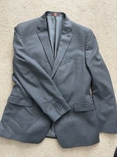 Alfani Sport Coat Jacket Blazer Mens 46L Gray NWT A-1928 