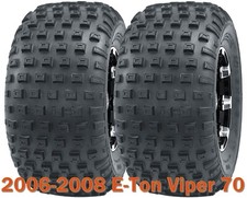 Set 2 Sport Atv Tires 16x8-7 For 2006-2008 E-ton Viper 70