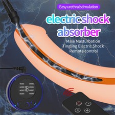 E-Stim Electric Urethral Stretcher Dilator Electro Penis Plug-Enhancer Expander
