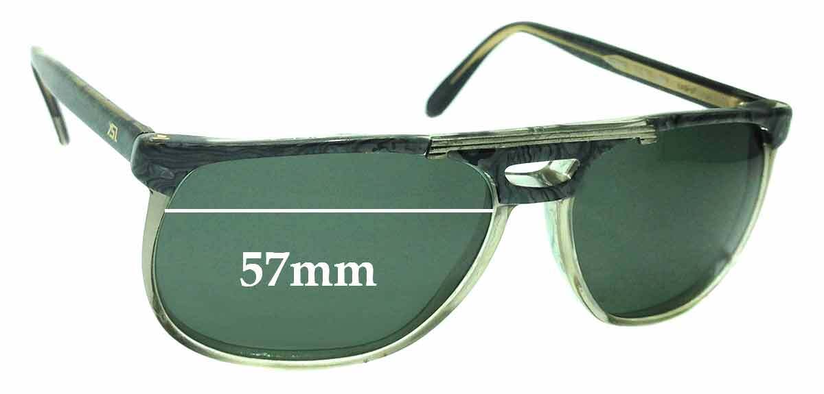 Lenti di ricambio per occhiali da sole SFx adatte a Yves Saint Laurent Adonis larghezza 57 mm