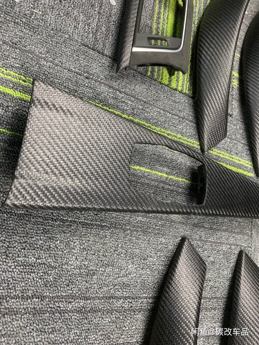 For BMW F30 F31 F34 LHD M Performance Dry carbon fiber replace interior Trim 7PC - Picture 3 of 9