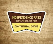 Independence Pass Colorado Decal Sticker Continental Divide Rocky Mountains 4"
